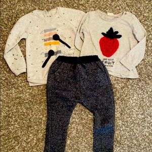 Zara 2/3T kids clothes.